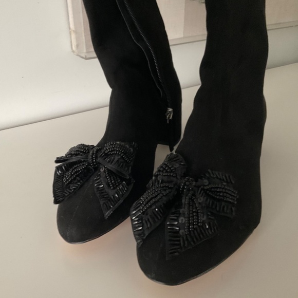 Lovely fabric evening boots from Zara size 9 - Picture 8 of 8